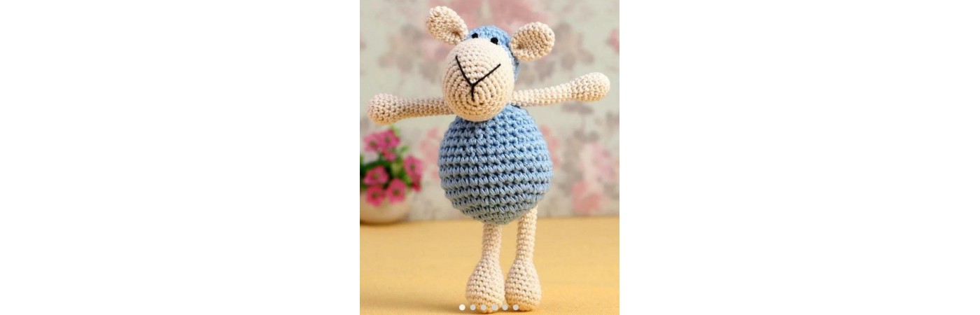  Amigurumi Soft Toy- Handmade Crochet- Sheep